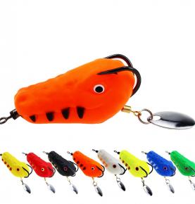 SF29 - 3.8CM/6G Mini Snakehead Fishing Soft Frog Lure