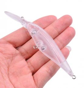 UP07 Bass Fishing Lure Bait Minnow DIY Unpainted Blank Bait 11.2cm/9g